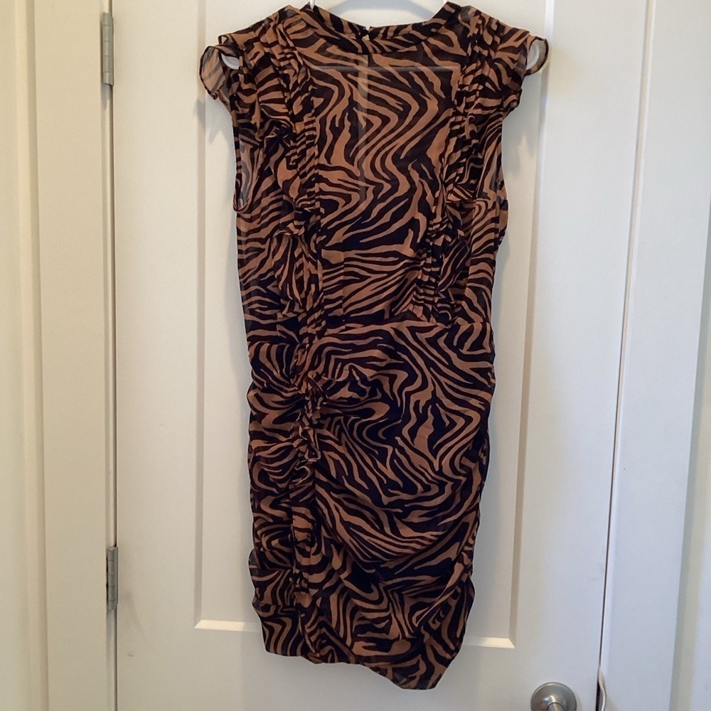 1 State Abstract Print Mini Dress size medium